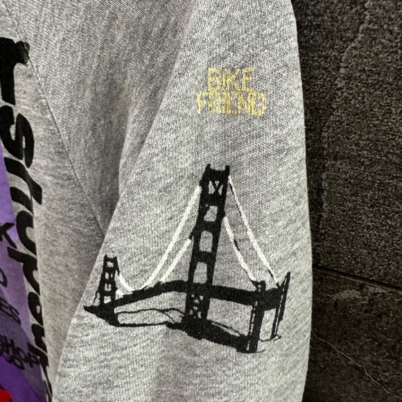 Free City Superman Limited Sweatshirt Size S - Picture 6 of 9